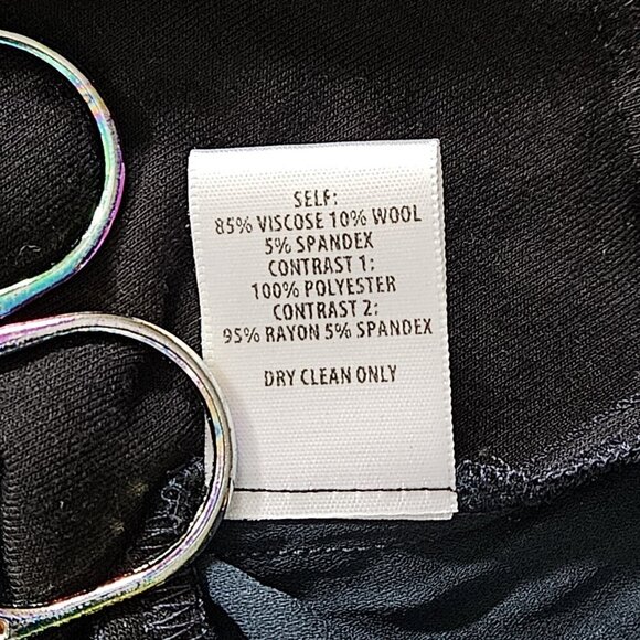 Bailey 44 Top Womens M Black Navy Pleated Layered LS Lagenlook Whimsigoth Fairy - Picture 14 of 16